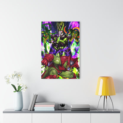 The Evolution of Cell, Dragonball Fan Concept Style, Acrylic Wall Art