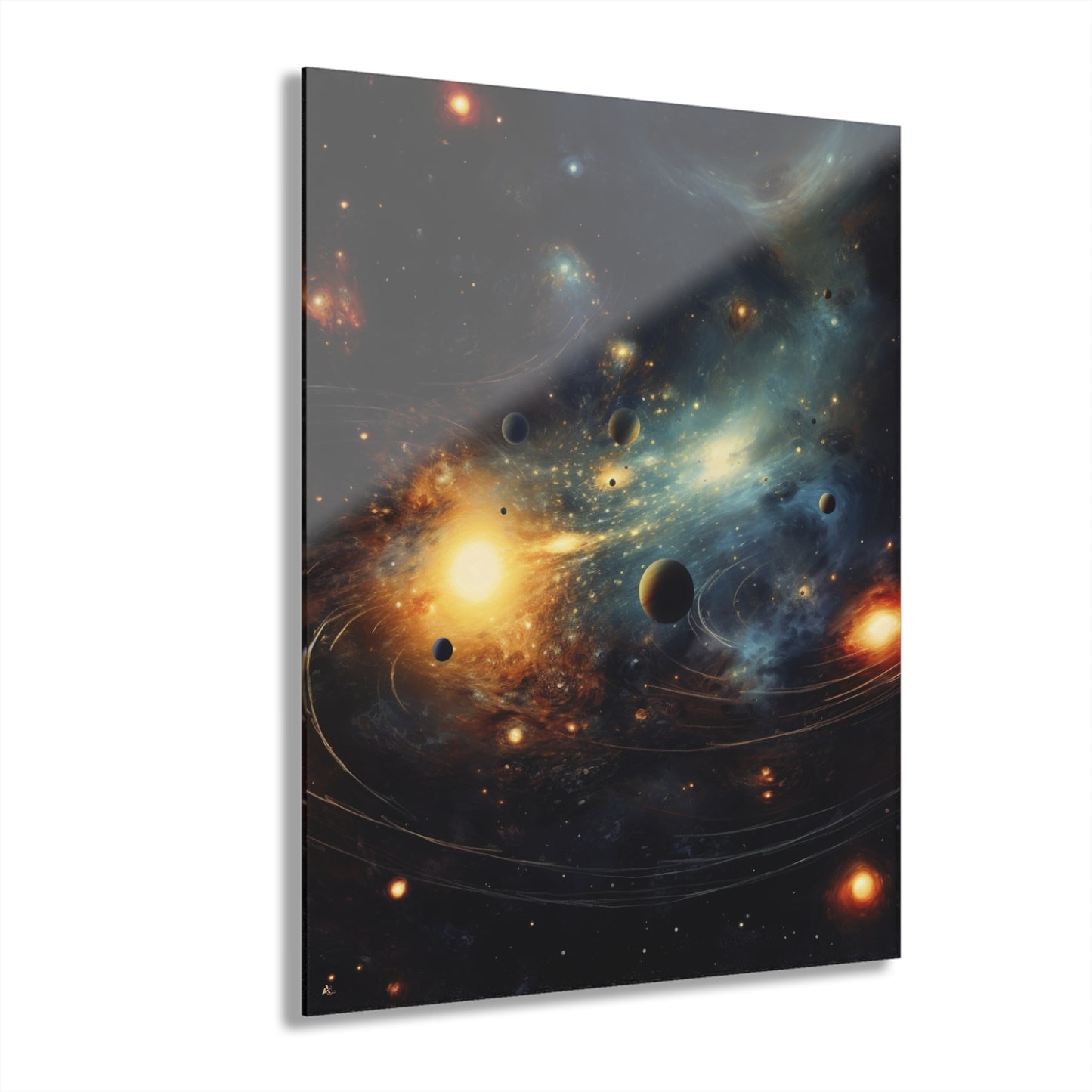 Galactic Conundrum, Space Concept Style, Acrylic Wall Art