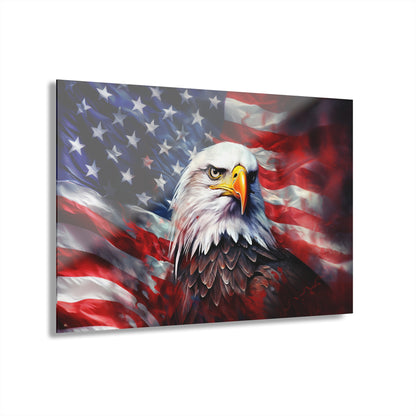 America, Eagle, Flag, Concept, Acrylic Wall Art