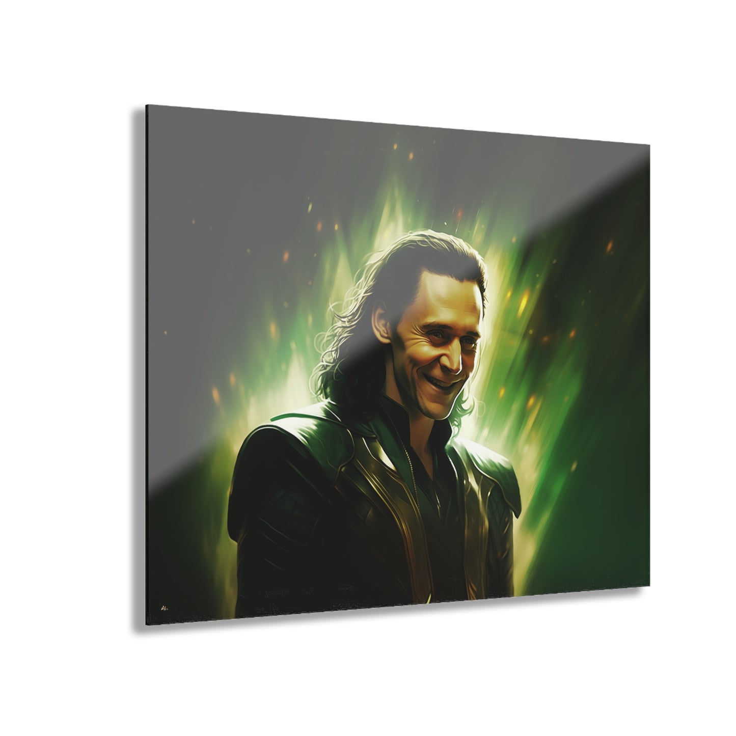 Glorious Purpose, Loki, Marvel Color Splash, Concept Style, Acrylic Wall Art