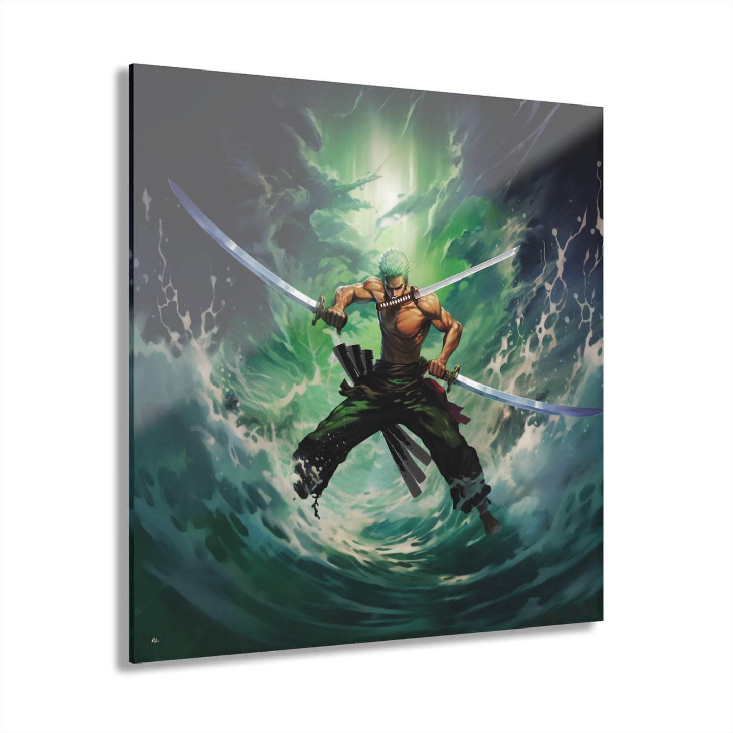 Roronoa Zoro, Pop Culture Concept Style, Acrylic Wall Art