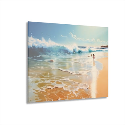 Beach Day, Landscape Concept Style, Acrylic Wall Art