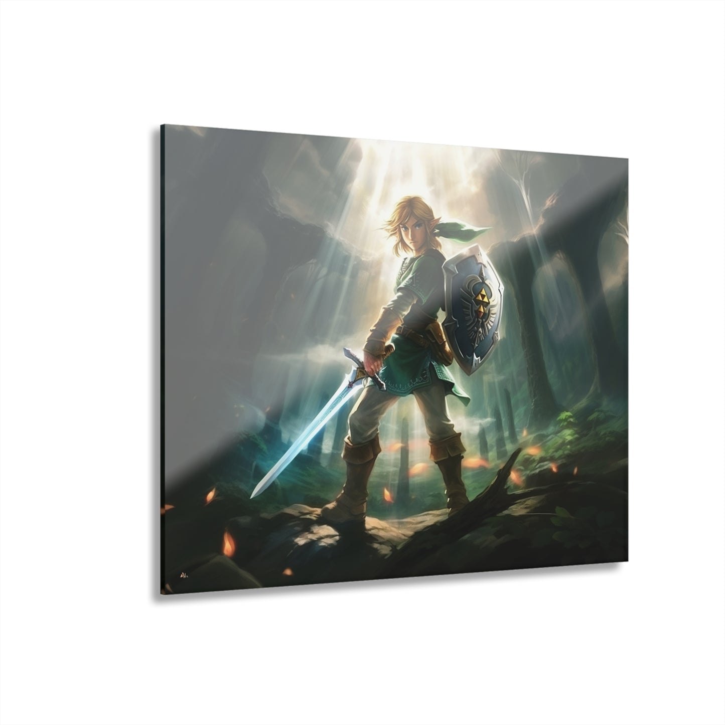 Legend, Link, Video Game, Concept Style, Acrylic Wall Art