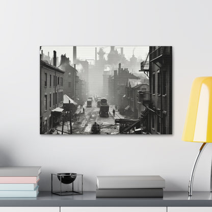 Industrial City Canvas Art