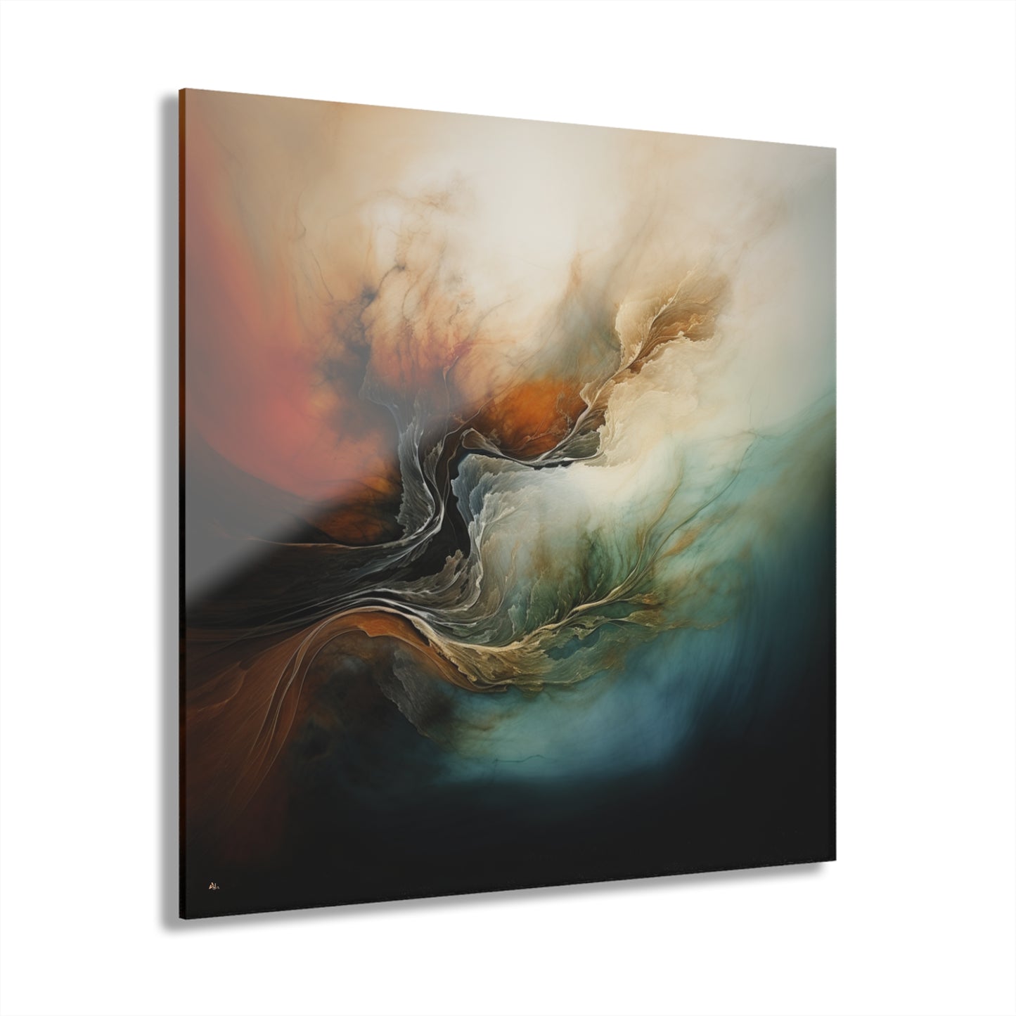 Earthy Air, Abstract, Concept, Acrylic Wall Art