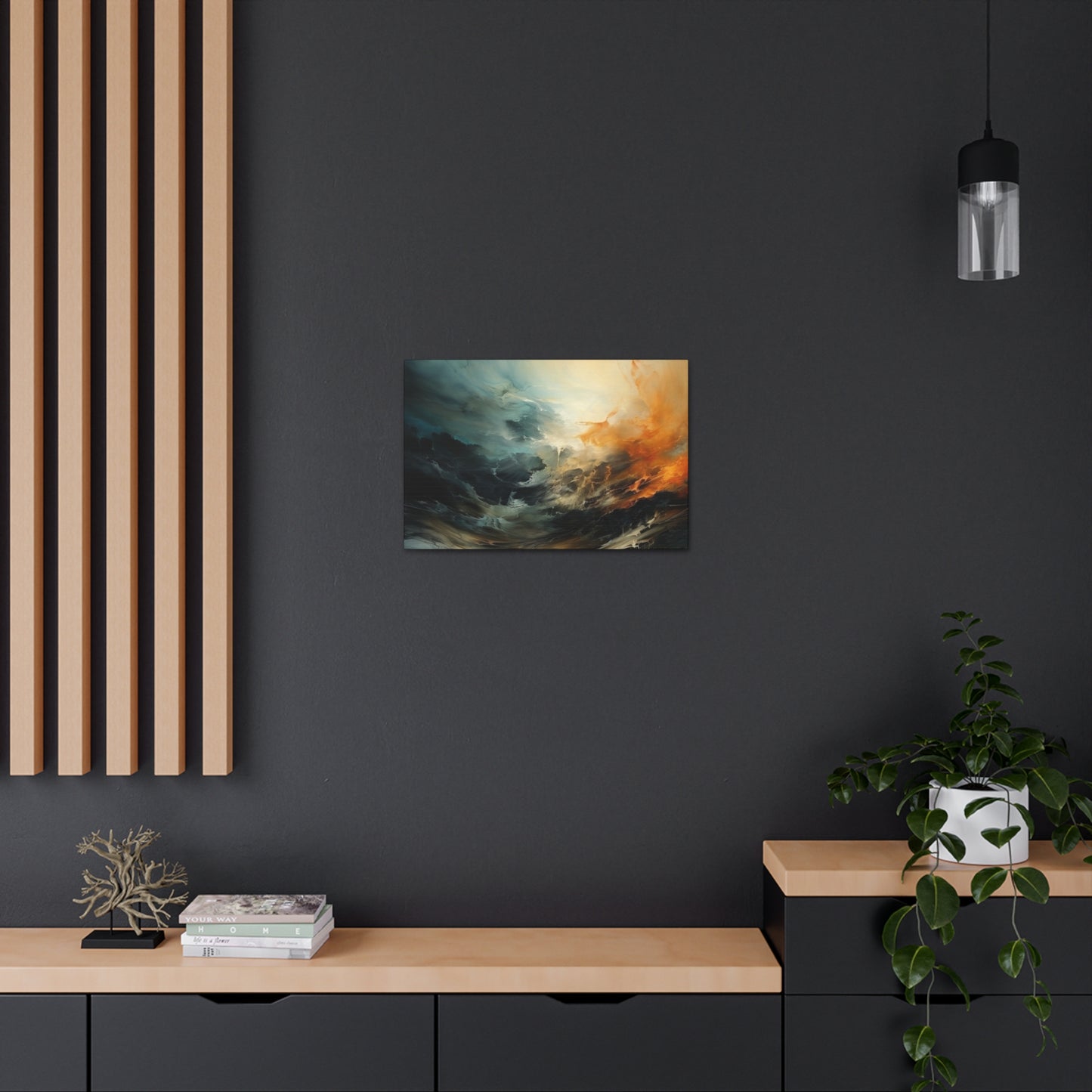 Fire storm Canvas