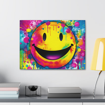 Just Smile Canvas Art