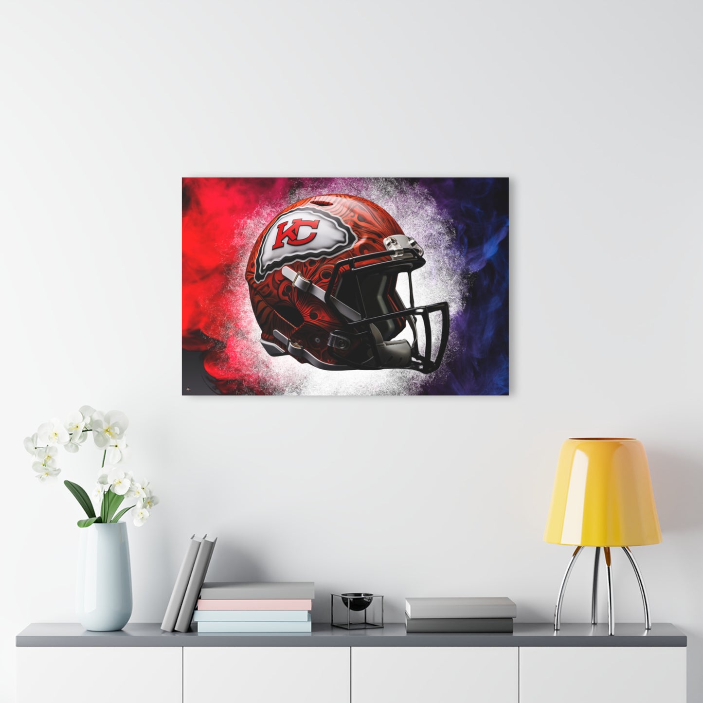 Chiefs Radiance, Kansas City, Football, Fan Colorsplash Concept Style, Acrylic Wall Art