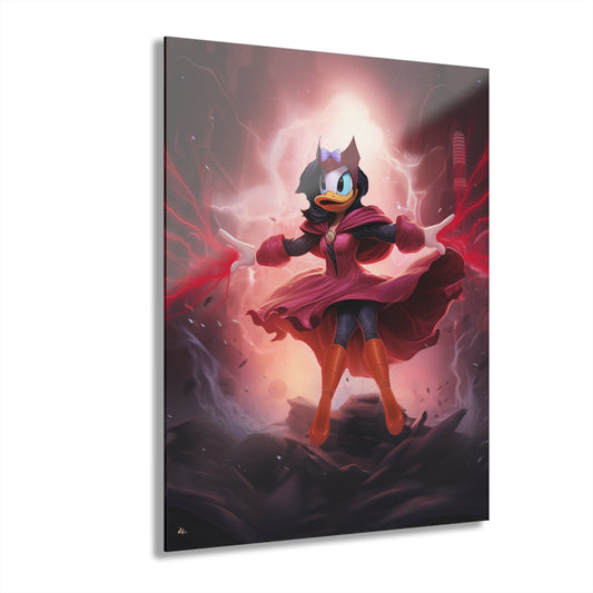 Scarlet Duck, Pop Culture Concept Style, Acrylic Wall Art