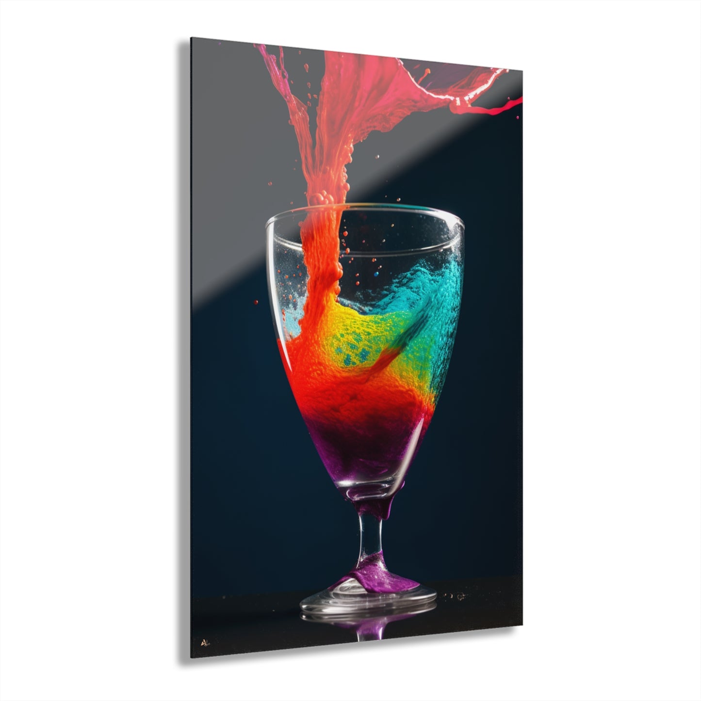 Wild Cocktail, No Background Concept Style, Acrylic Wall Art