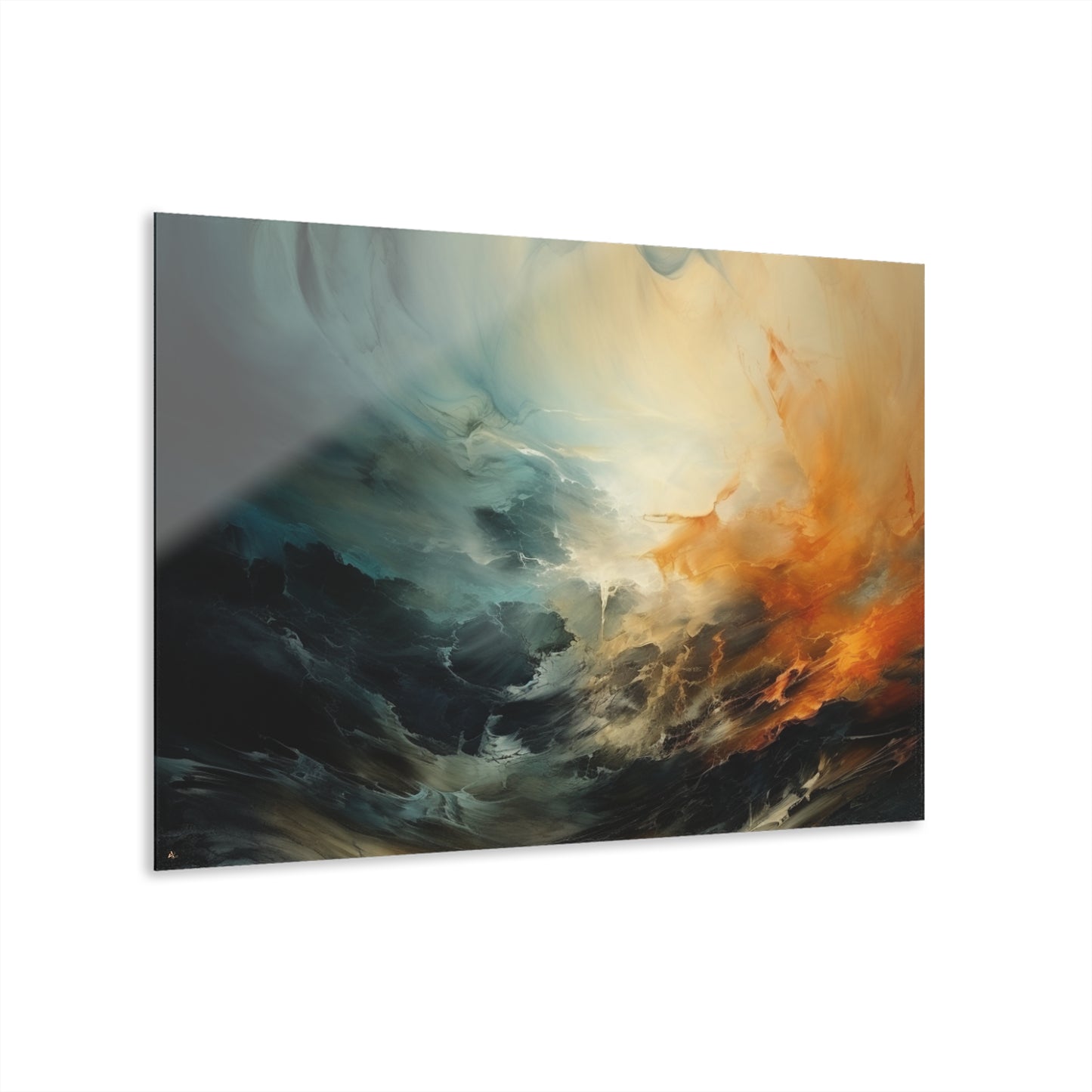 Fire Storm, Concept Style, Abstract, Acrylic Wall Art