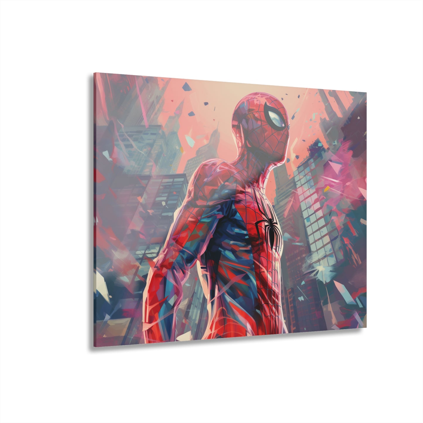 Spidey, Marvel Color Splash, Concept Style, Acrylic Wall Art