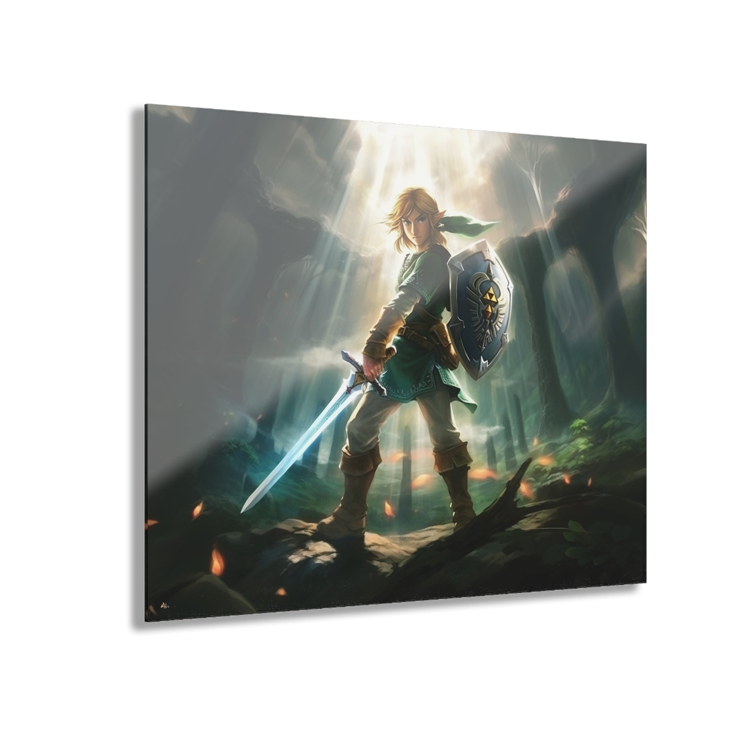 Legend, Link, Video Game, Concept Style, Acrylic Wall Art