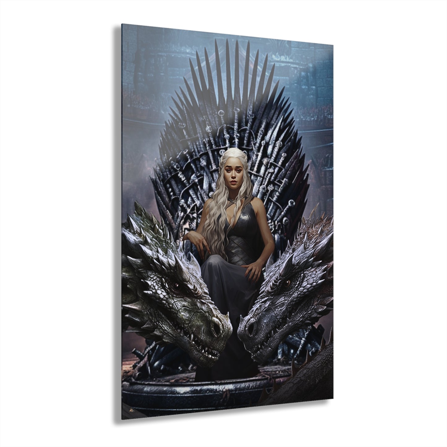 Mother of Dragons, GOT, Concept Style, Acrylic Wall Art