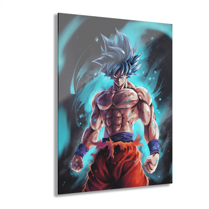 Ultra Instinct, Goku, Anime Color Splash, Concept, Acrylic Wall Art