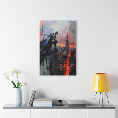 Abstract Knight, Fan Concept Style Batman, Acrylic Wall Art