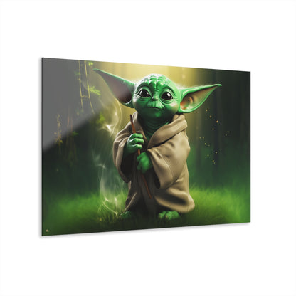 Grogu, Star Wars Color Splash, Concept Style, Acrylic Wall Art