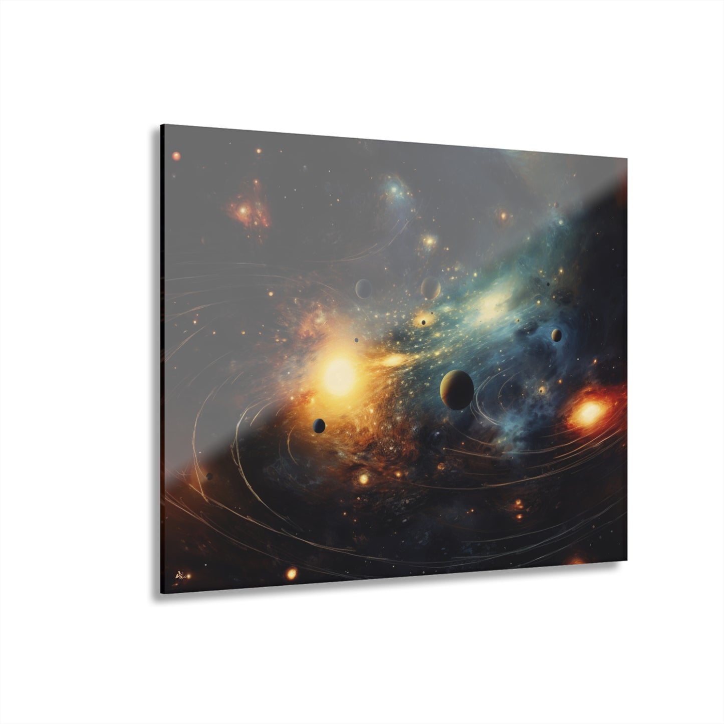 Galactic Conundrum, Space Concept Style, Acrylic Wall Art