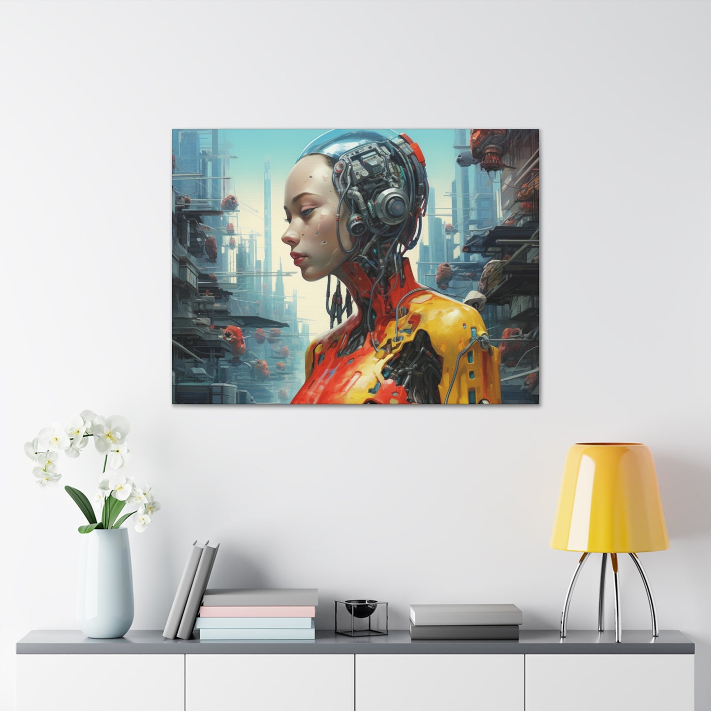 Pretty AI Canvas Art