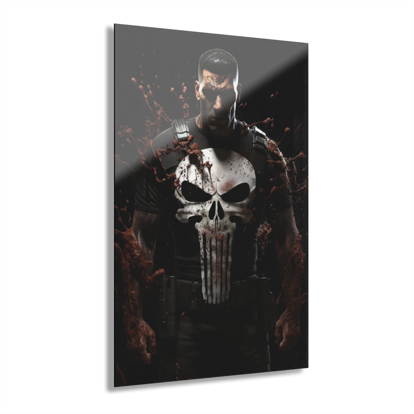 Punisher, Marvel Color Splash, Concept, Style, Acrylic Wall Art