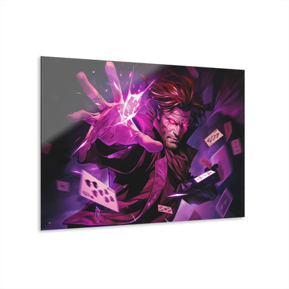 Pick a Card, Gambit, X-men Acrylic Wall Art