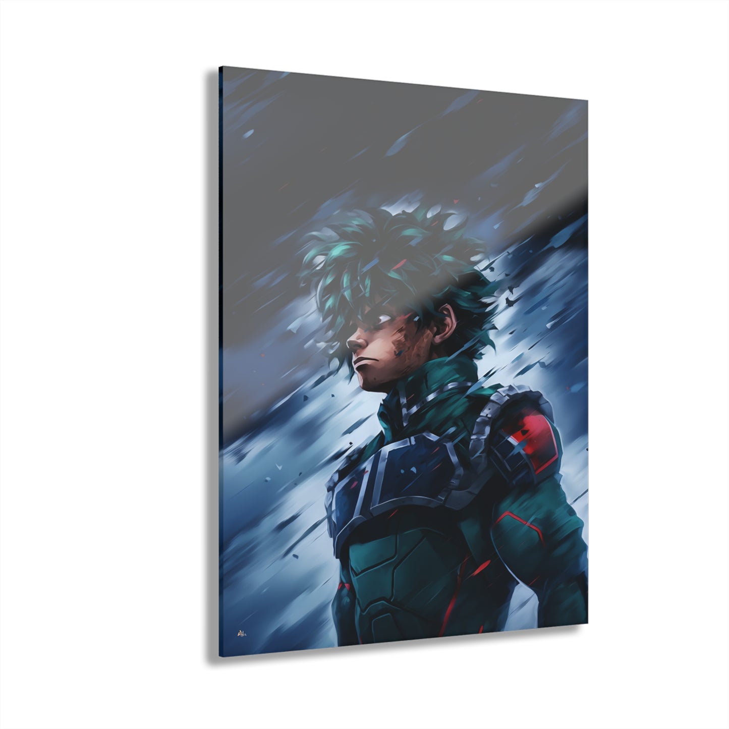 Midoriya, My Hero, Color Splash, Concept, Style, Acrylic Wall Art