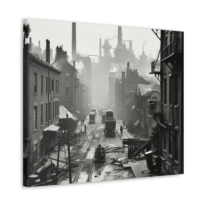 Industrial City Canvas Art