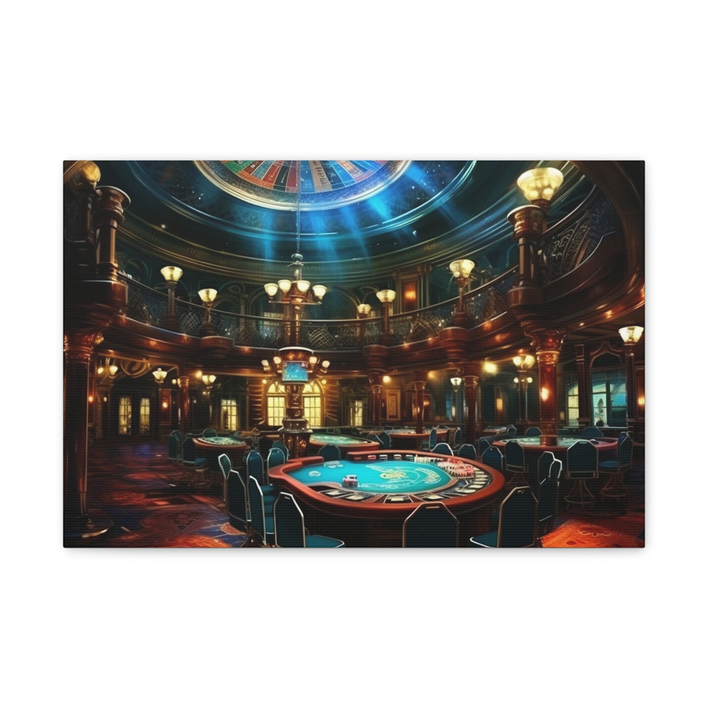 Casino Night Canvas Art