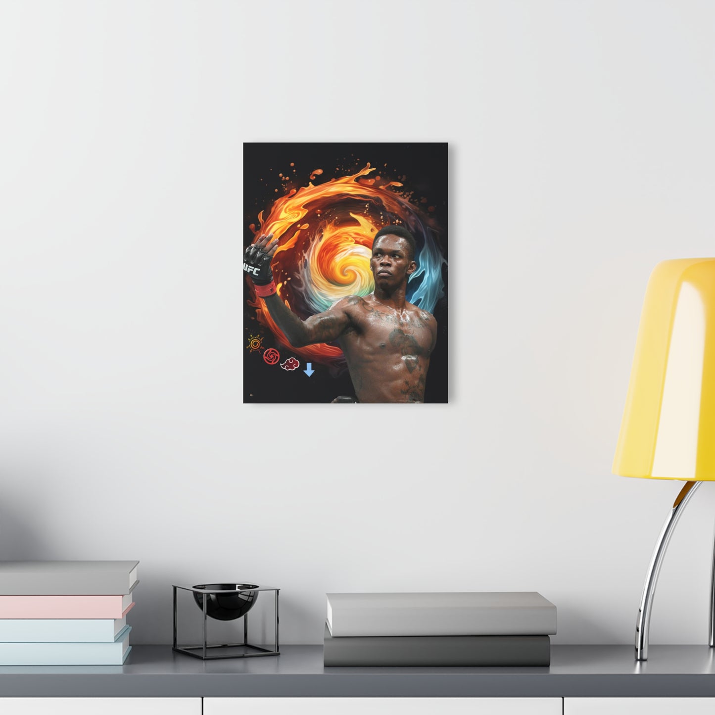 Stylebender, Israel Adesanya, Fan Concept Style, Color splash, Acrylic Wall Art