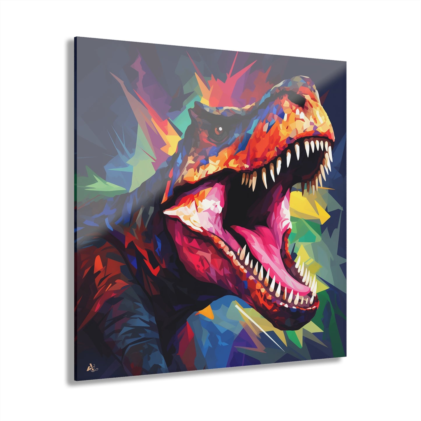 Rex, Animal Color Splash, Concept Style, Acrylic Wall Art