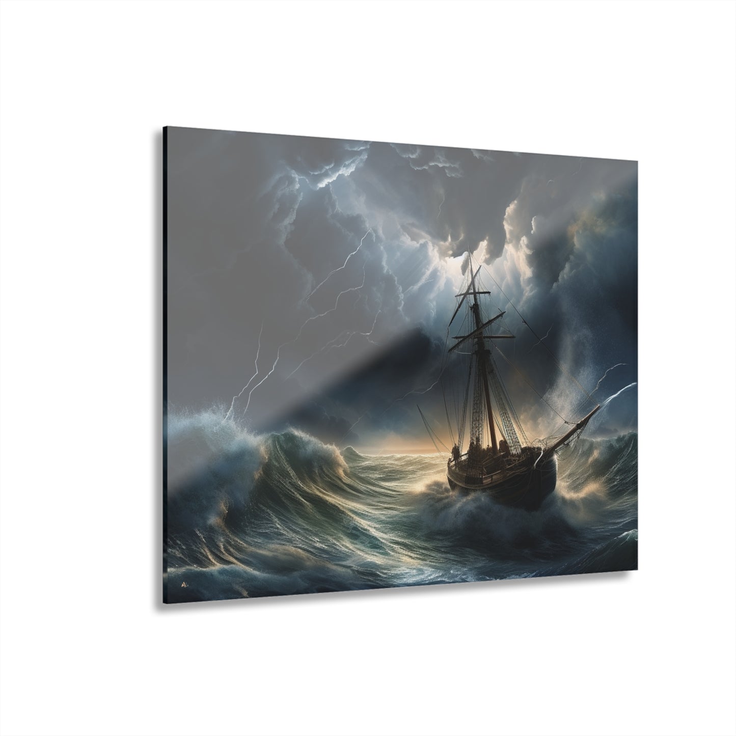 Stormfront, Landscape Concept Style, Acrylic Wall Art