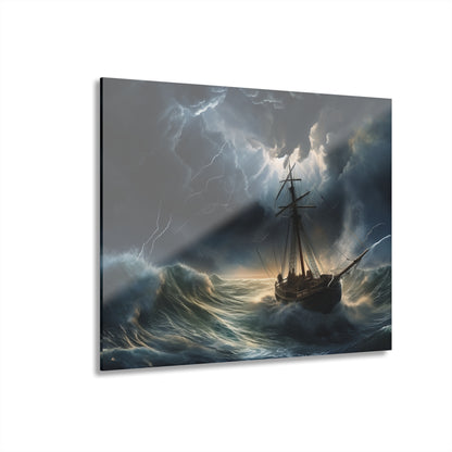 Stormfront, Landscape Concept Style, Acrylic Wall Art