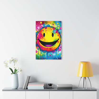 Just Smile, Color Splash, Concept Style, Acrylic Wall Art