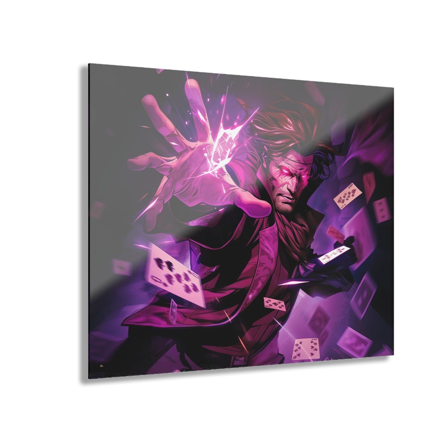 Pick a Card, Gambit, X-men Acrylic Wall Art