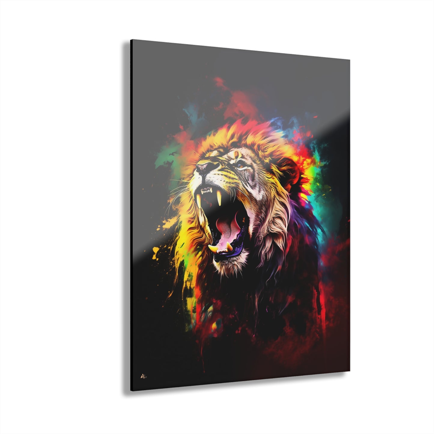 King, Lion, Animal Concept Style, Acrylic Wall Art