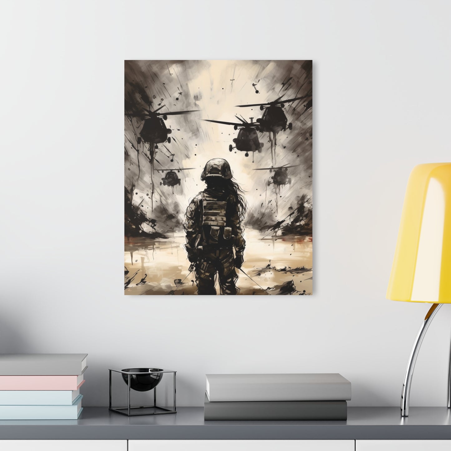 Battle Cry, Landscape, Concept Style, Acrylic Wall Art