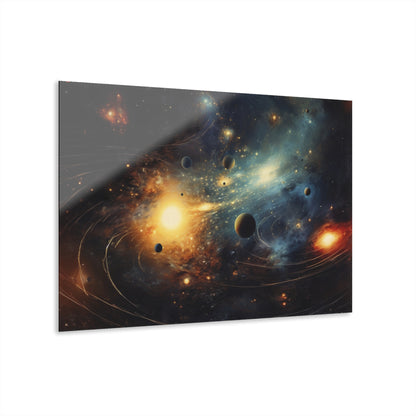 Galactic Conundrum, Space Concept Style, Acrylic Wall Art