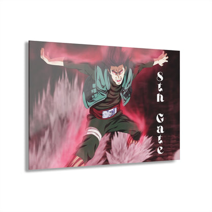 Might Guy, the 8th Gate, Anime, Naruto Color Splash, Concept Style, Acrylic Wall Art