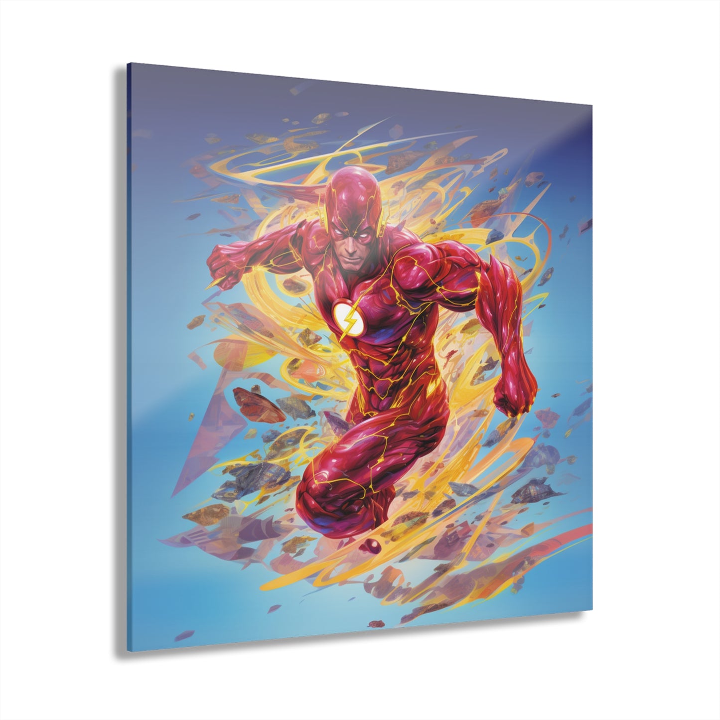 Flash, DC Color Splash, Concept,  Acrylic Wall Art