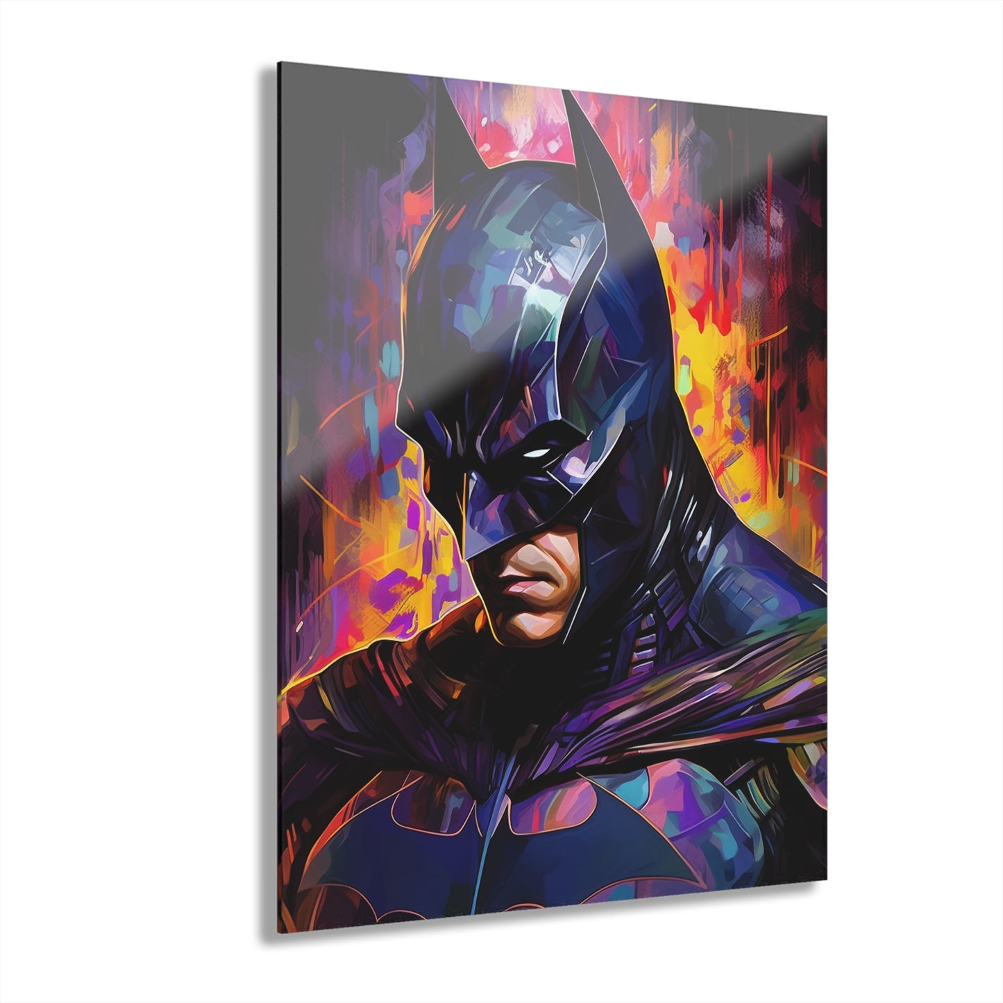 Batman, DC Color Splash, Concept Style, Acrylic Wall Art