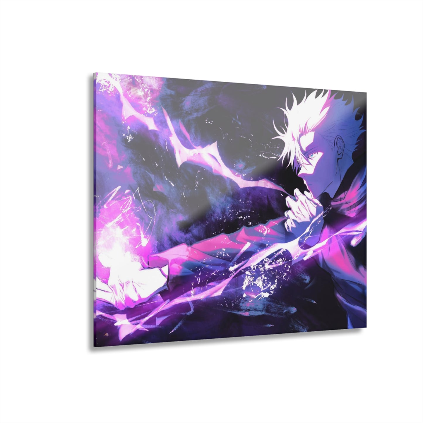 Hollow Purple, Satoru Gojo, Jujitsu Kaisen, Fan Concept Style, Acrylic Wall Art