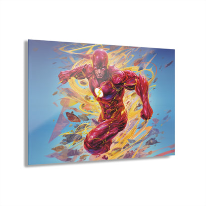 Flash, DC Color Splash, Concept,  Acrylic Wall Art