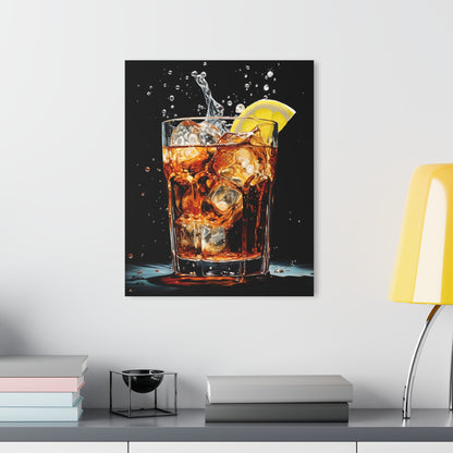 Rum and Coke, Concept Style, No Background, Acrylic Wall Art