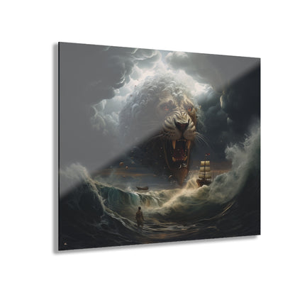 Oceanic Jungle, Animal Landscape, Concept Style, Acrylic Wall Art