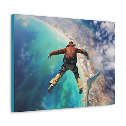 Free Fall Canvas Art