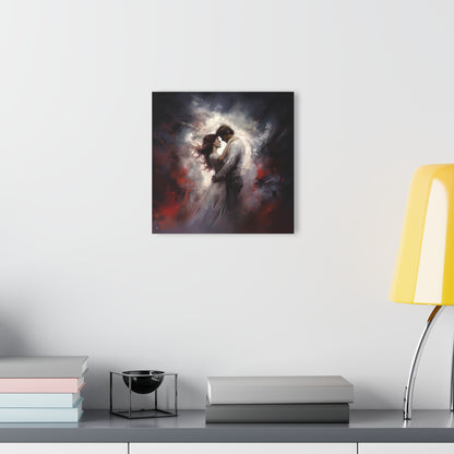 Love, human emotion, color splash concept, acrylic wall art