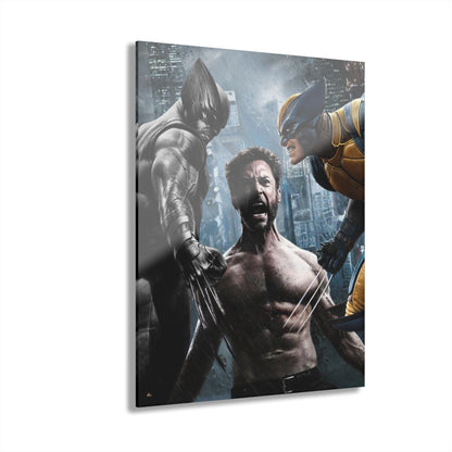 Wolverine, Shades of Adamantium,  Hugh Jackman, Fan Concept Style, Acrylic Wall Art