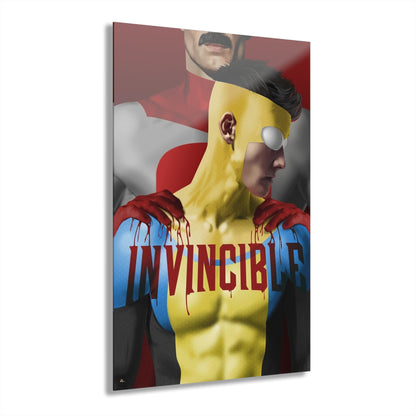 Invincible, Comic, Concept Style, Acrylic Wall Art