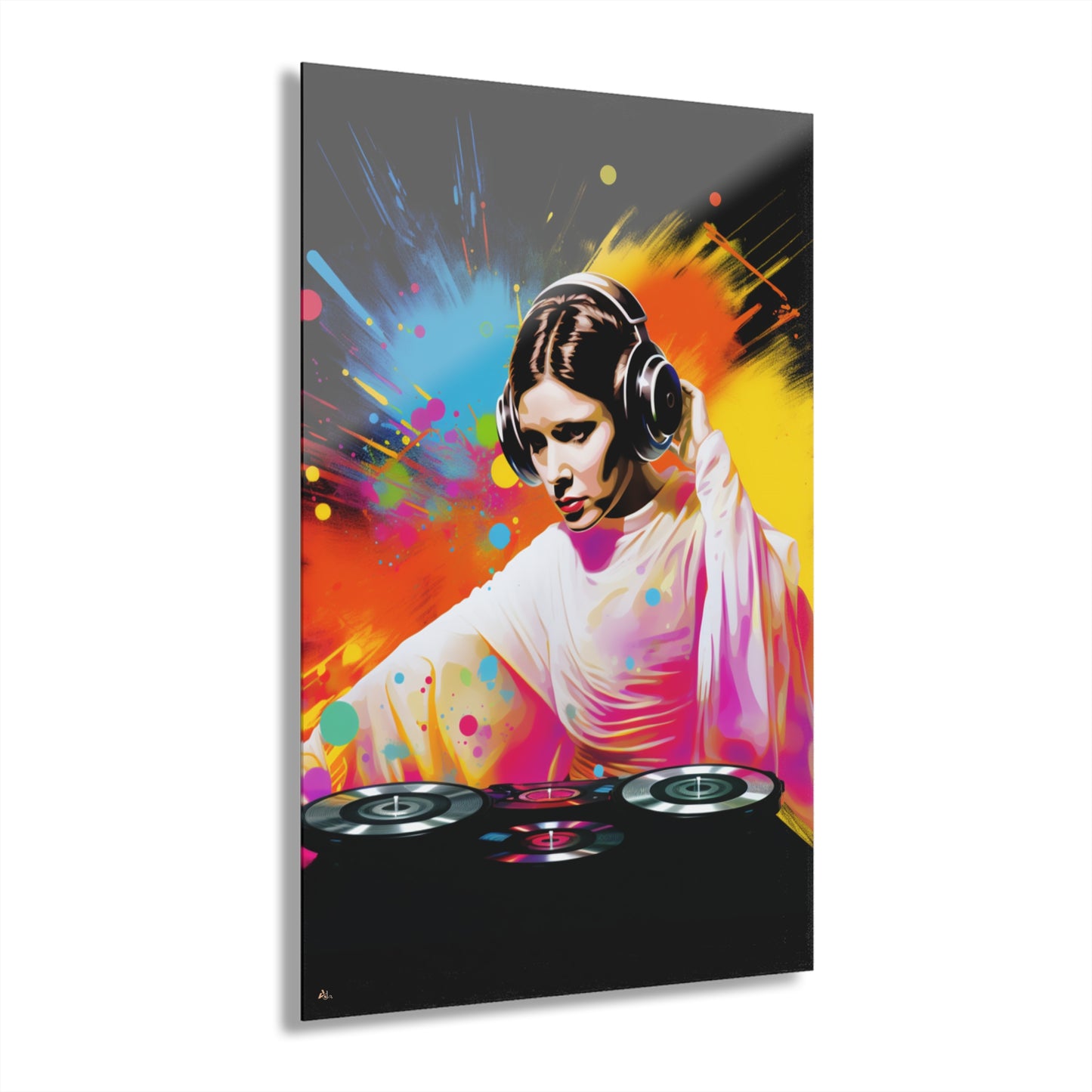 Star Mixer Leia, Pop Culture, Princess Concept Style, Acrylic Wall Art