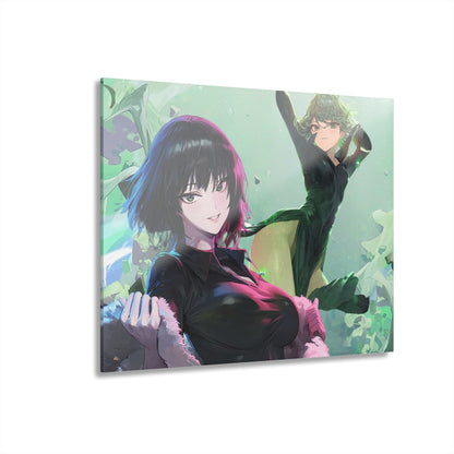 The Esper Sisters, Fubuki and Tatsumaki, One Punch Man, Pop Culture Fan Concept Style, Acrylic Wall Art